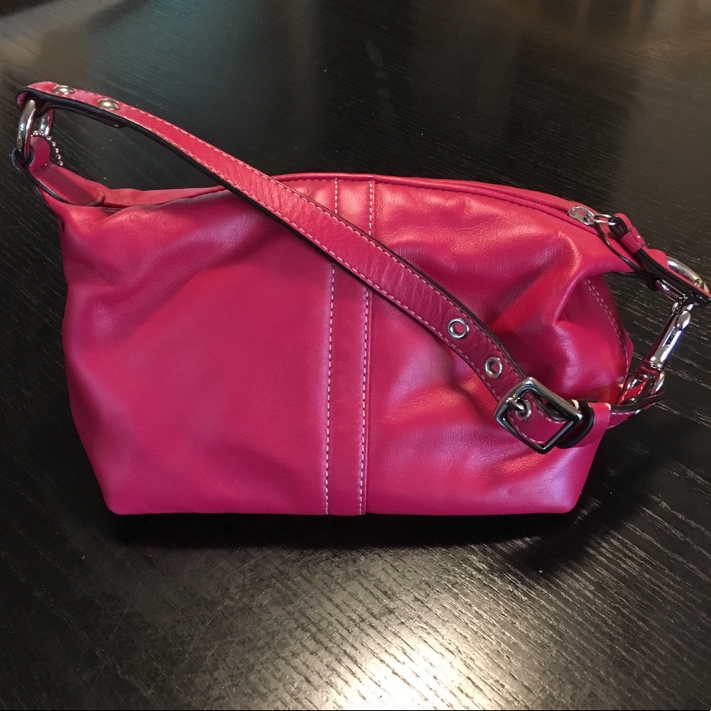 Authentic leather small Coach purse